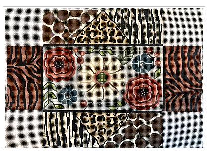 Floral Animal Print Brick Cover