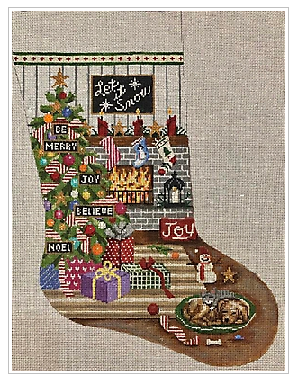 Let It Snow Stocking