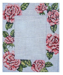 Pink Cabbage Roses Frame