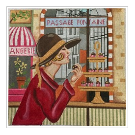 Parisian Lady with Pastry