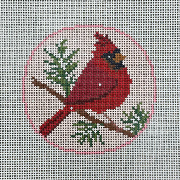 Pink Cardinal Round