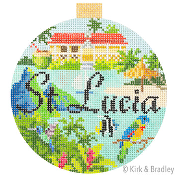 Travel Rounds · International · St. Lucia — Stitching Fox