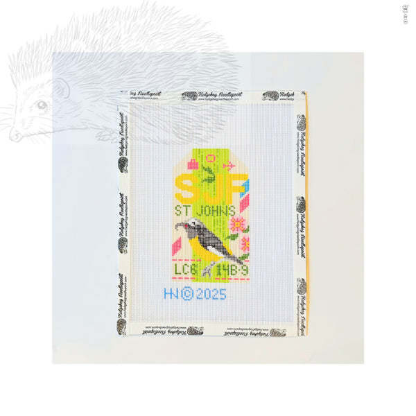 Retro Travel Tag · St Johns