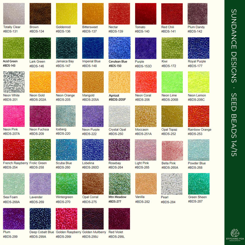 Seed Beads size 14/15 · 1-299
