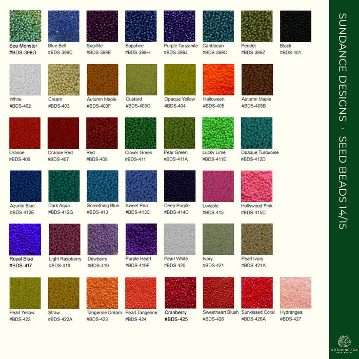 Seed Beads size 14/15 · 301-427
