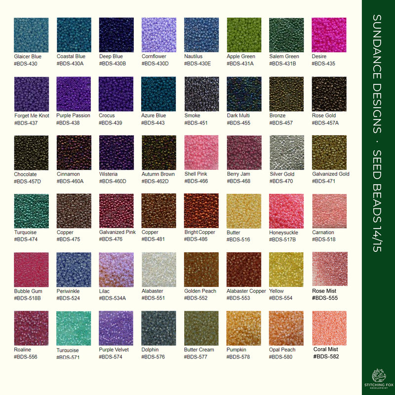 Seed Beads size 14/15 · 430-734