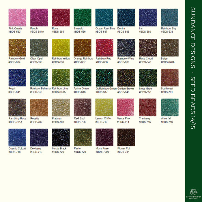 Seed Beads size 14/15 · 430-734
