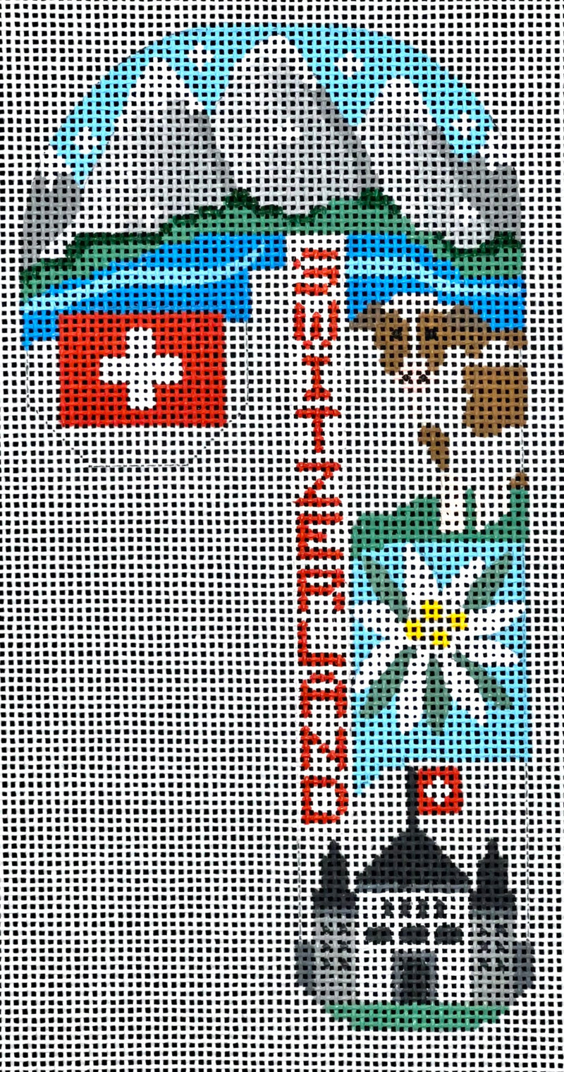 Travel Candy Cane - Switzerland