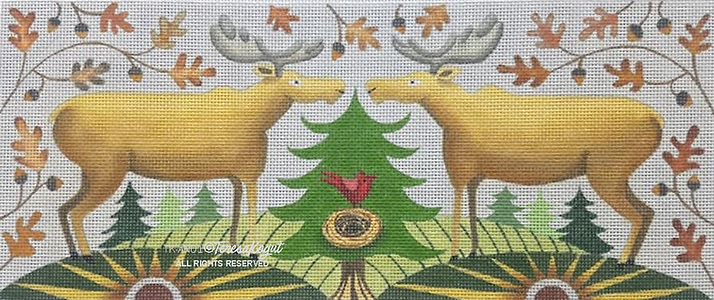 Animals: Woodland Moose Buddies