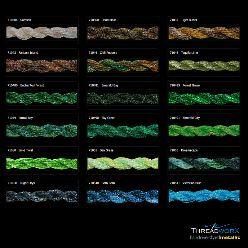 Overdyed Metallics Kreinik #8 Braid (710s) by Threadworx