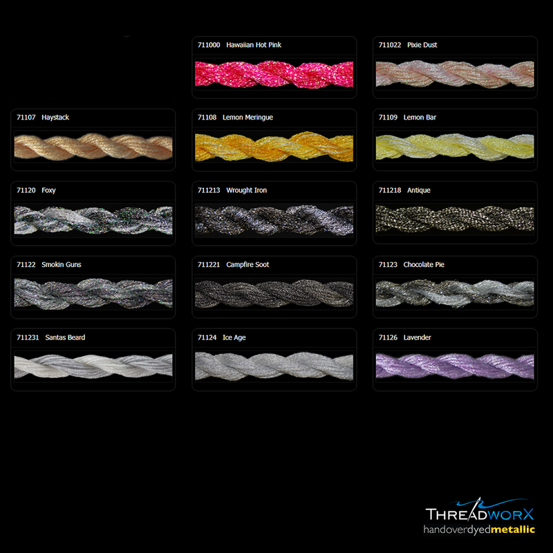 Overdyed Metallics Kreinik #8 Braid (711s) by Threadworx