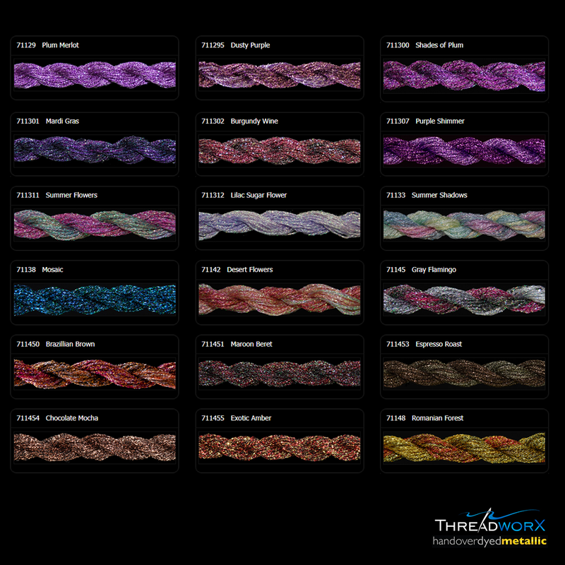 Overdyed Metallics Kreinik #8 Braid (711s) by Threadworx