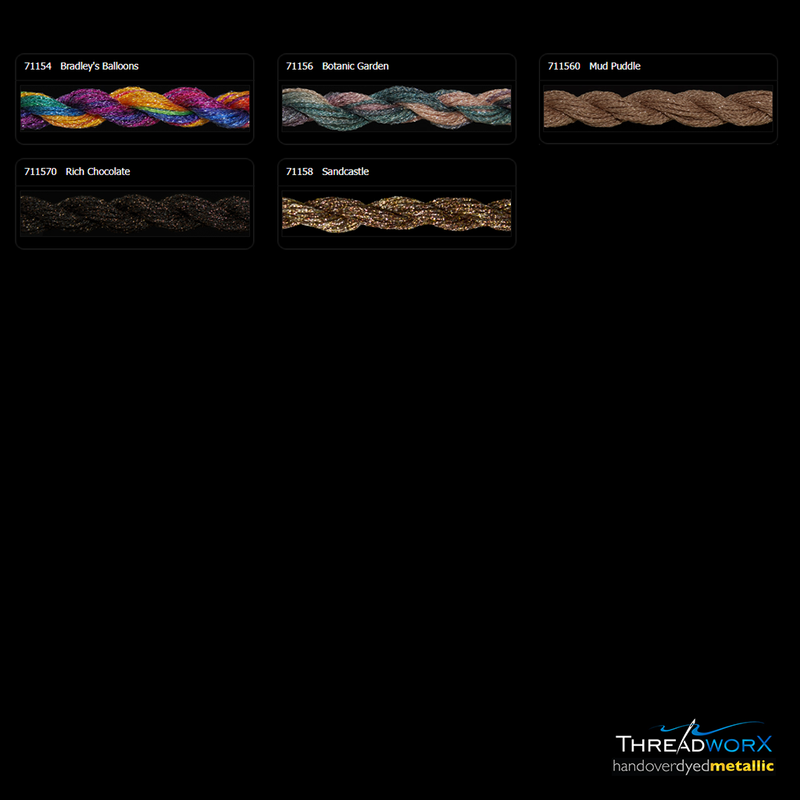 Overdyed Metallics Kreinik #8 Braid (711s) by Threadworx