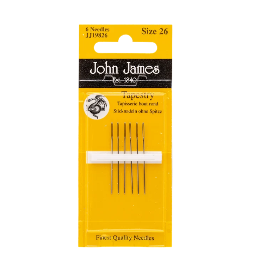 John James  Tapestry Needles - Size 26