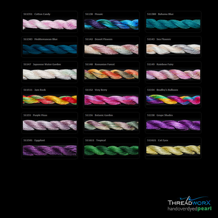 Hand-Overdyed Pearl 5 (510s) — Stitching Fox