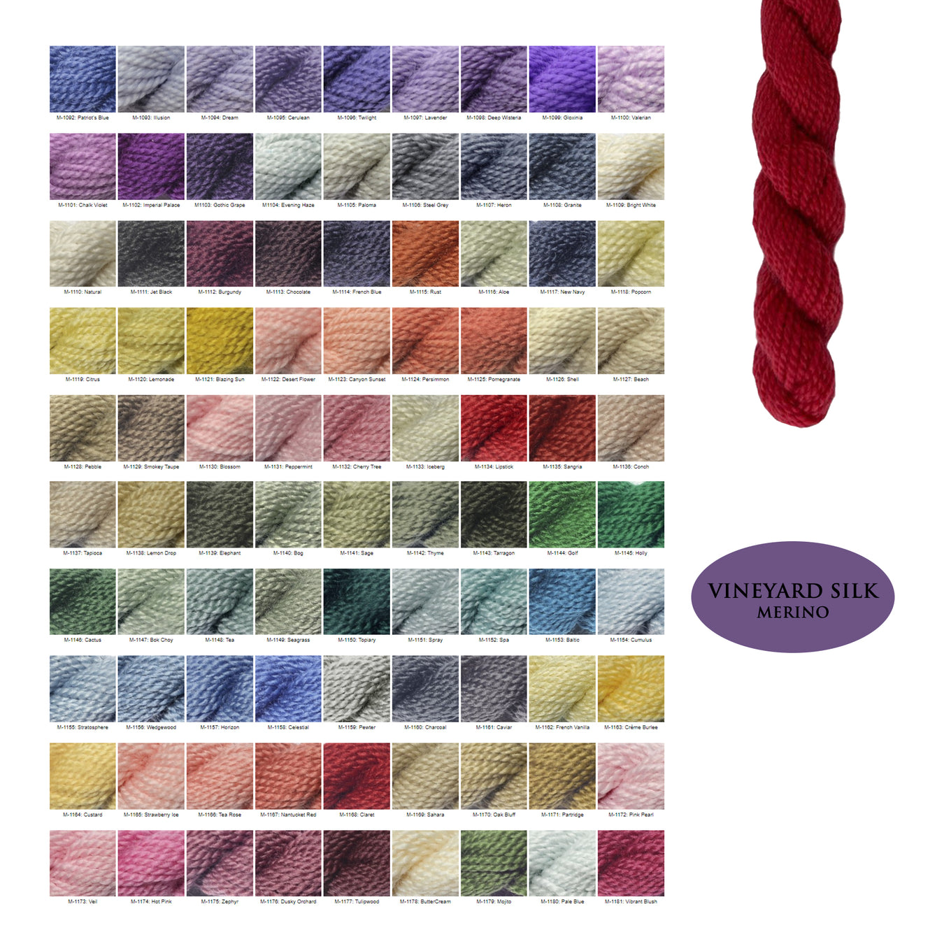 Vineyard Merino Wool Needlepoint Fiber