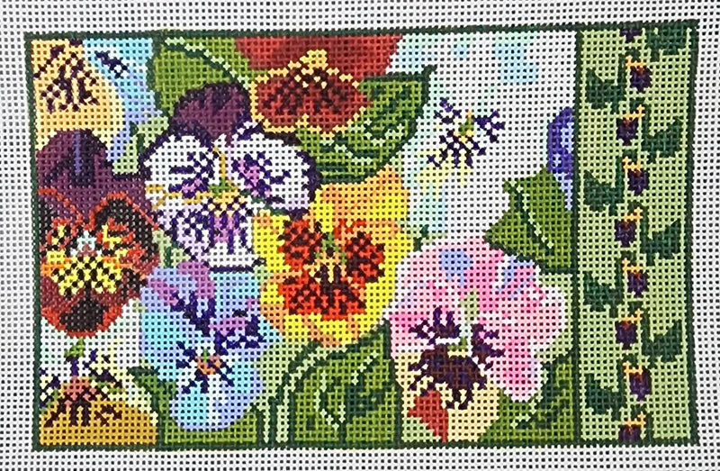Pansy Needle Case