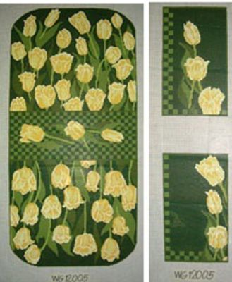 Yellow Tulip Tote - 3 pieces