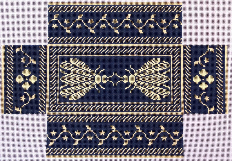 N's Bee Brick - Navy & Butter