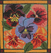 Pansy Coasters