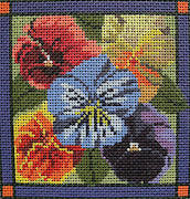 Pansy Coasters