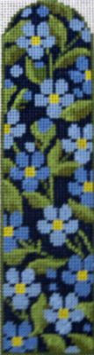 Navy Forget-Me-Not Bookmark