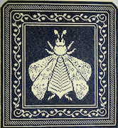 N's Bee Tote - Navy & Yellow (4 pieces)