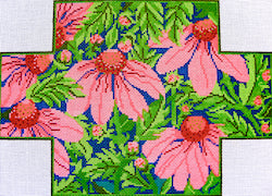 Pink Echinacea Brick Cover