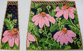 Pink Echinacea Tote - 4 pieces