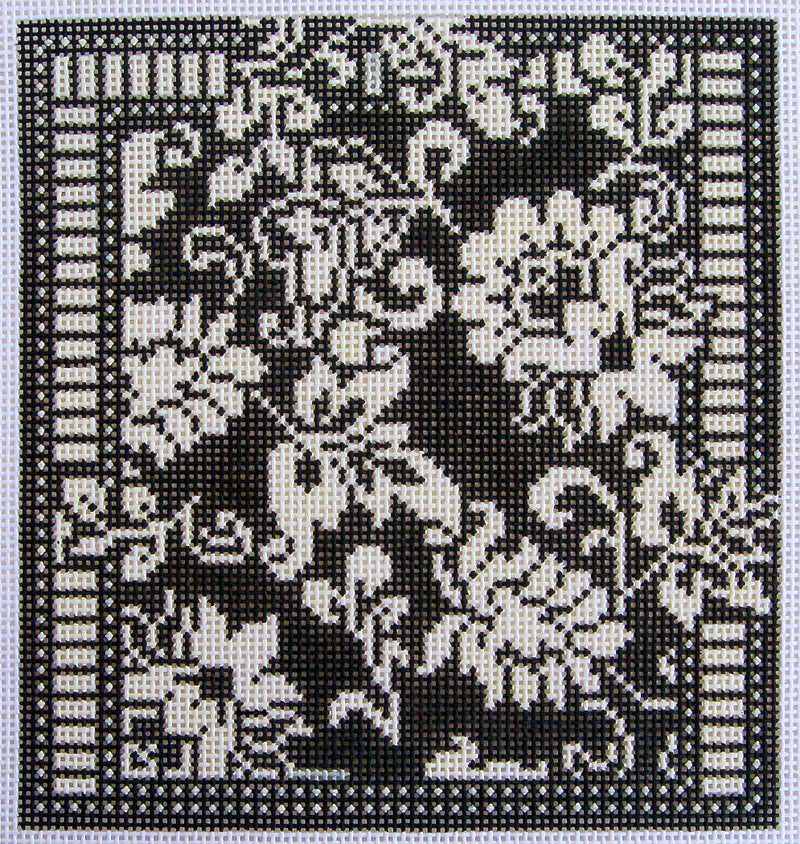 Karen's Damask EGC - Black & Ivory (13m)