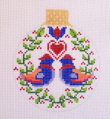 Love Birds Reflection Bauble