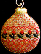 Roses for Mary Reflection Bauble