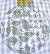 Teri's Silver Reflection Bauble