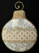 Silver and Gold Reflection Bauble