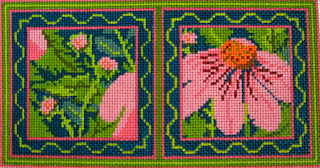 Pink Echinacea Needle Case