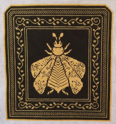 N's Bee Tote - Black & Gold (4 pieces)