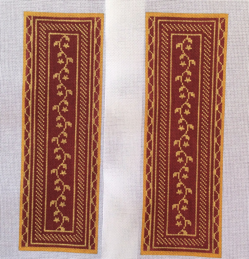 N's Bee Tote - Burgundy & Gold (4 pieces)