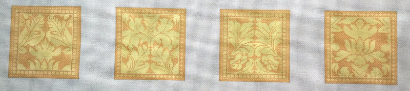 Royal Damask Coasters- Sunflower