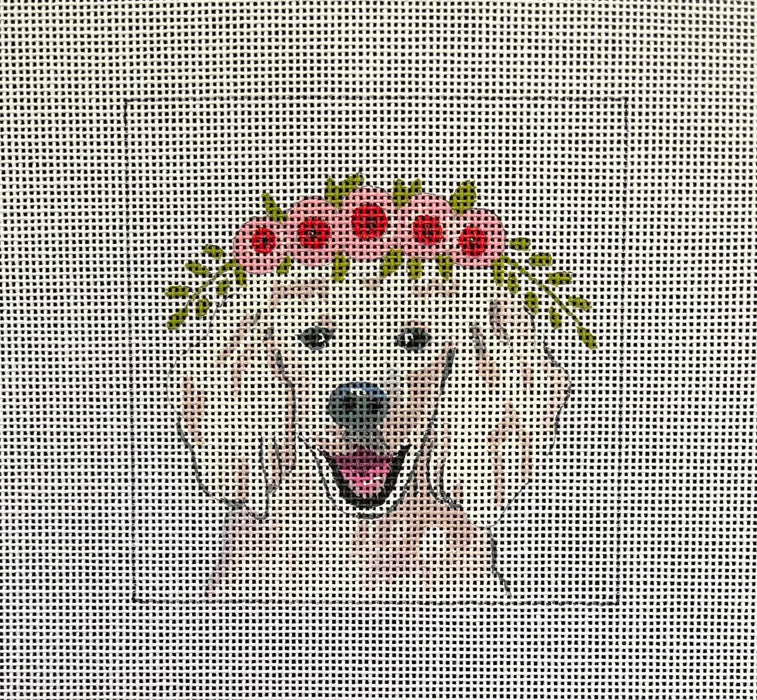 Flower Crown - White Poodle
