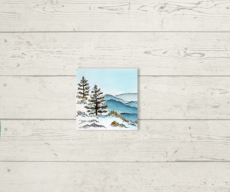 Winter Mountains Needleminder