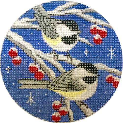 Birds on Blue Sky Ornament