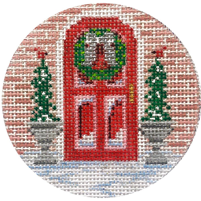 Christmas Red Door