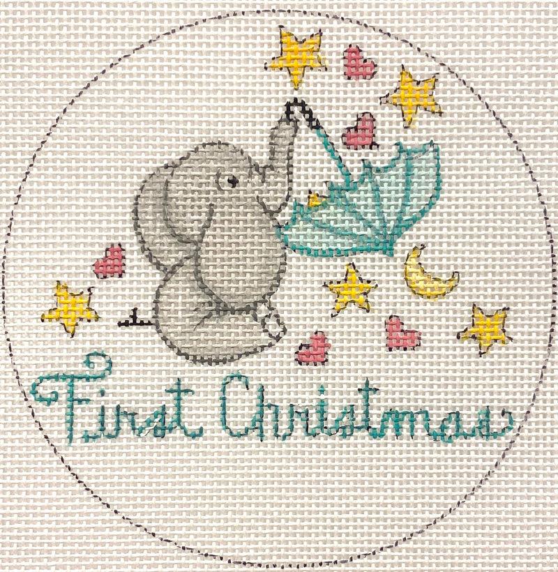 Elephant & Stars Babies First Xmas