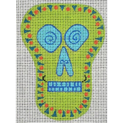 Sugar Skull- II Green