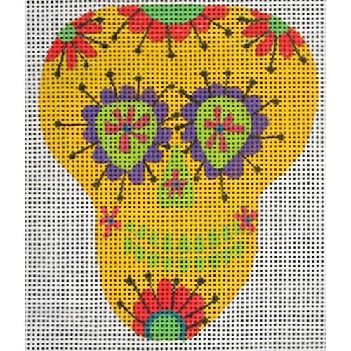 Sugar Skull- III Yellow