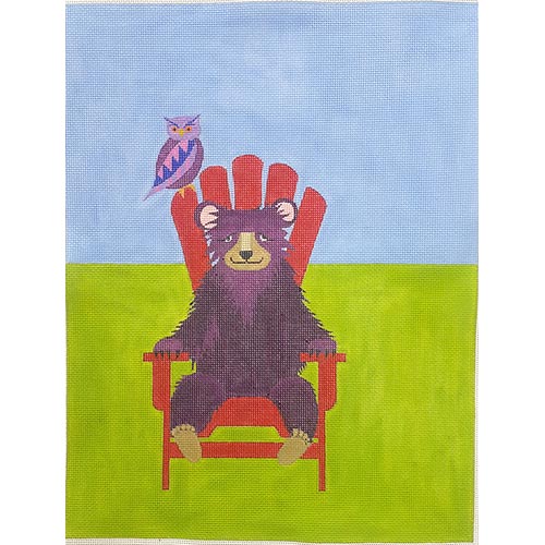 Bear on an Adirondack Chair (13m)