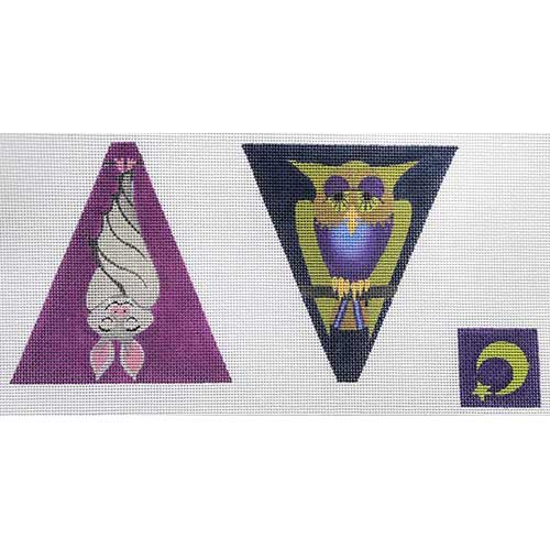 Owl & Bat Scissor Case (18m)
