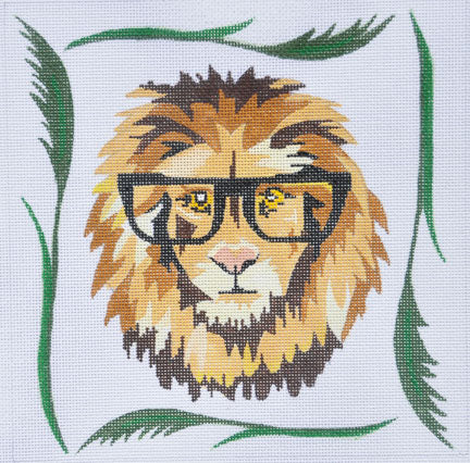Lion with Glasses