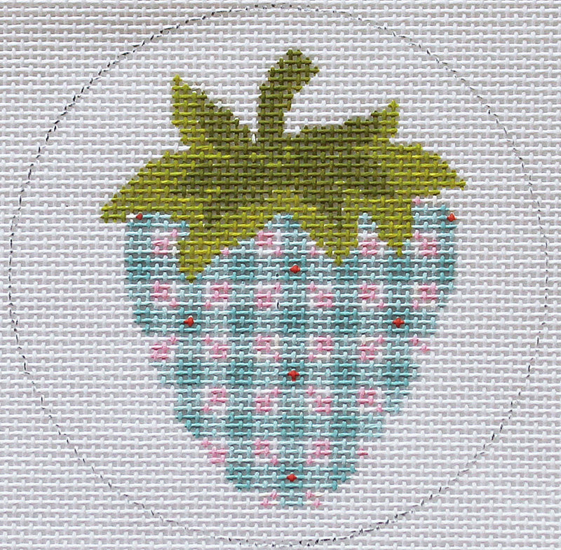 Abigail Cecile · Strawberries: Blue Checks/Pink Dots