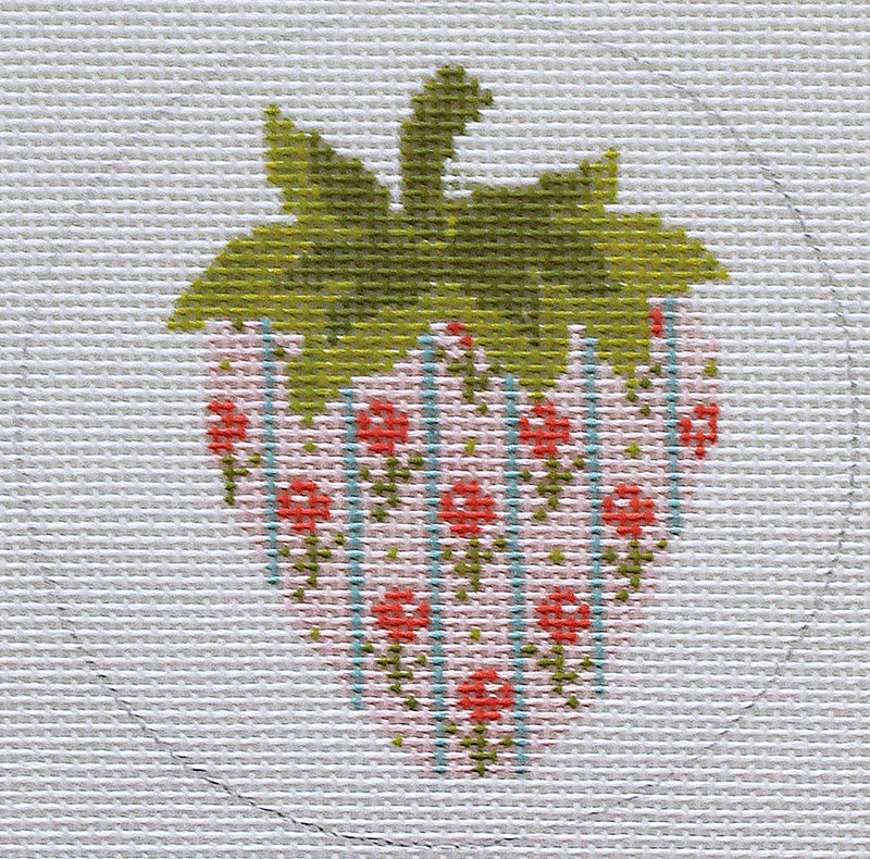Abigail Cecile · Strawberries: Pink W/ Floral Stripes